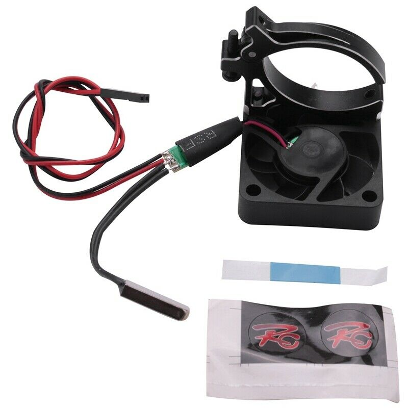 RC 4268 4274 Motors Heatsink + High Speed Cooling Fan CNC Machined Alu Alloy fF8