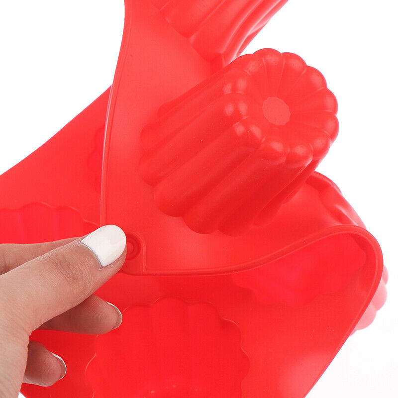 DIY Silicone Candle Mold For Handmade Making Cylinder Aroma Wax 6 Cavity .l8