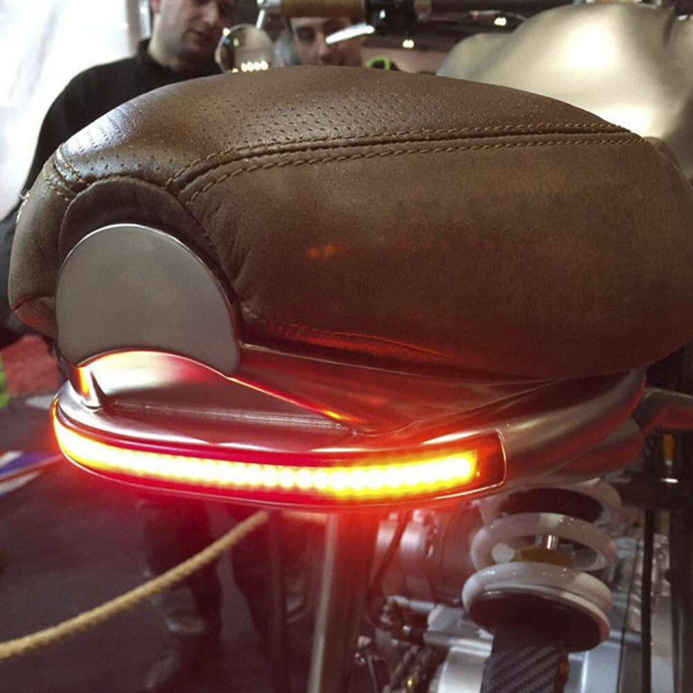 Motorcycle Flexible Bendable 48 LED Strip Light Tail Brake Stop Turn Signal Lamp