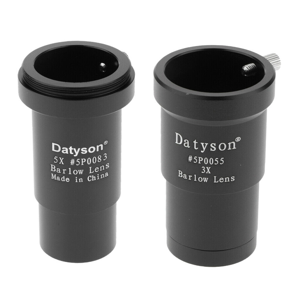 1.25'' 3X/5X Barlow Lens M42 Thread Ful Multi-coated for Telescopes Eyepiece