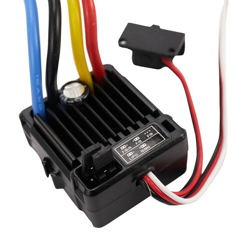 WP-1060-RTR Waterproof 2S-3S 60A Brushed ESC for 1/10 Tamiya Traxxas Redcat HPU4