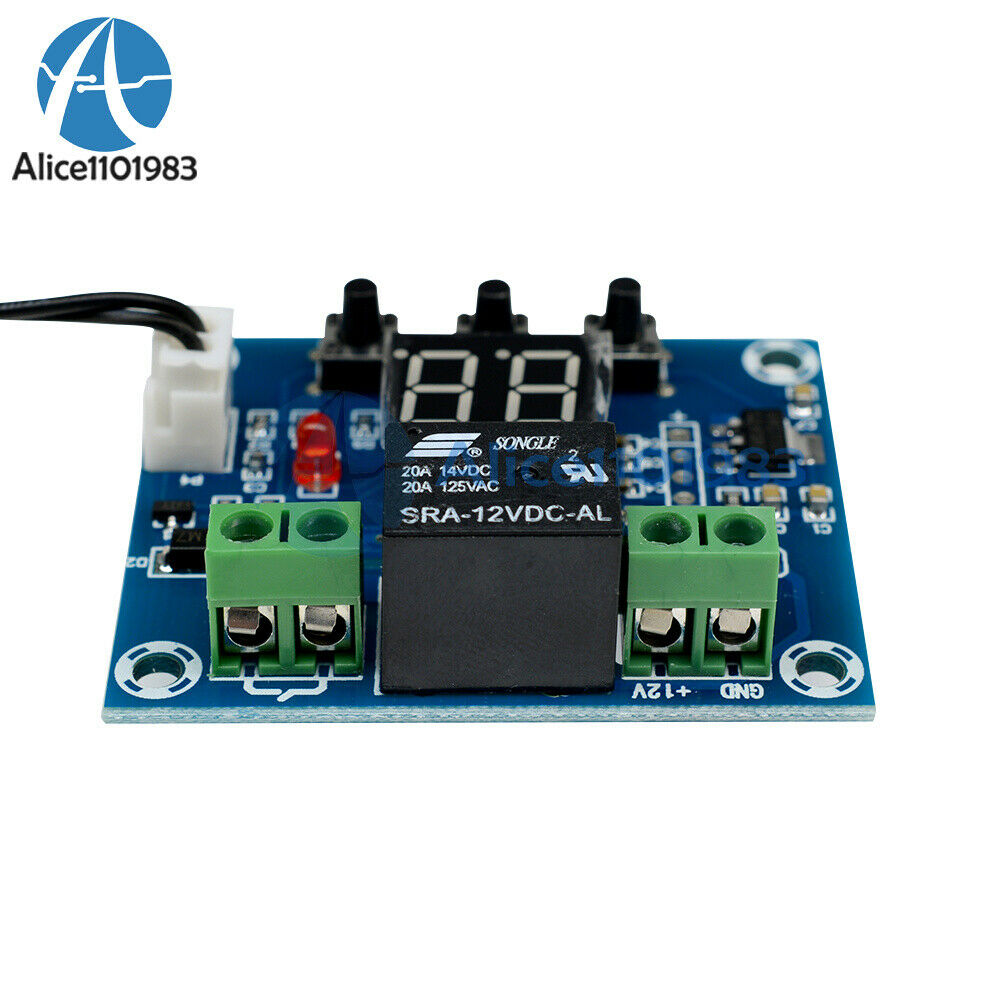 DC12V Humidity Controller Soil Sensor Automatic Irrigation LED Watering Module