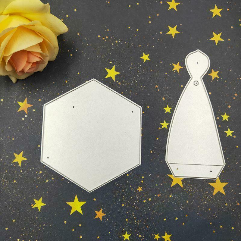 Conical Candy Box Metal Cutting Dies Stencil Scrapbooking DIY Album Stamp Paper