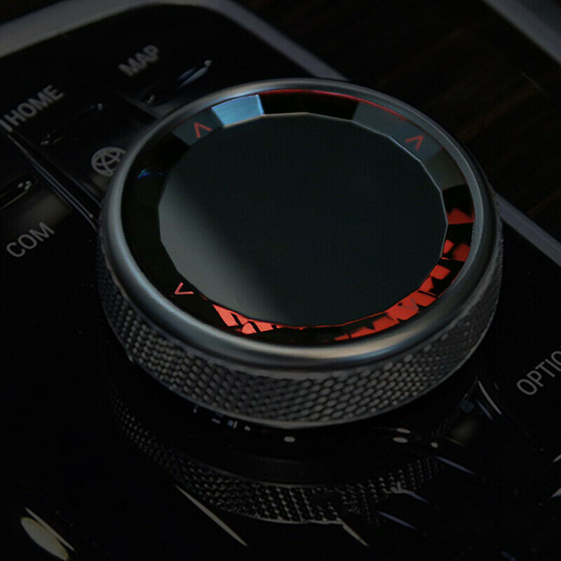 Crystal Car Central Console Multimedia Button Knob Cover Trim for BMW X1 X3 X5X6