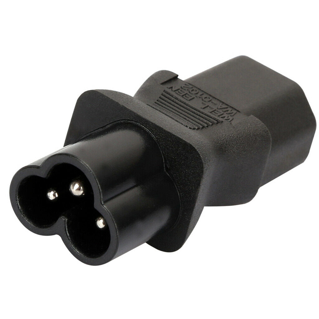 3Pin IEC 320 PDU UPS C13 To C6 Power Plug Adapter Converter Socket NEW HOT
