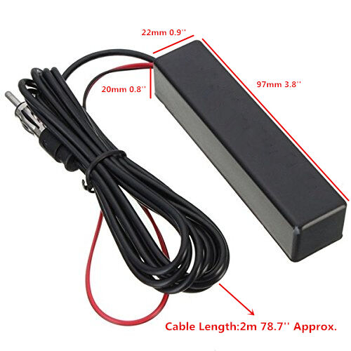 Universal Car Hidden Amplified Antenna Kit  Stereo Radio Car Truck ATV RV Boat