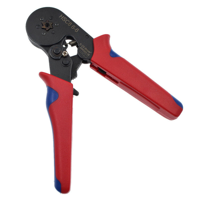 HSC8 6-6 Self-adjustable Ratcheting Ferrule Wire Crimper Plier Wire Cable Cutter
