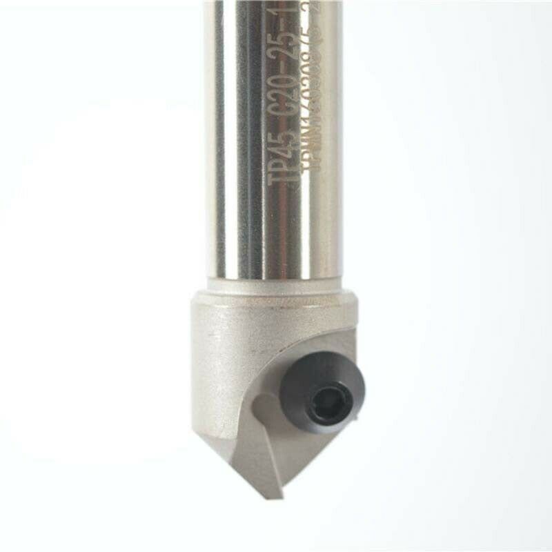 45° 5mm-25mm TP45C20-25-110 Chamfering drill tool holder For TPMN1603 inserts