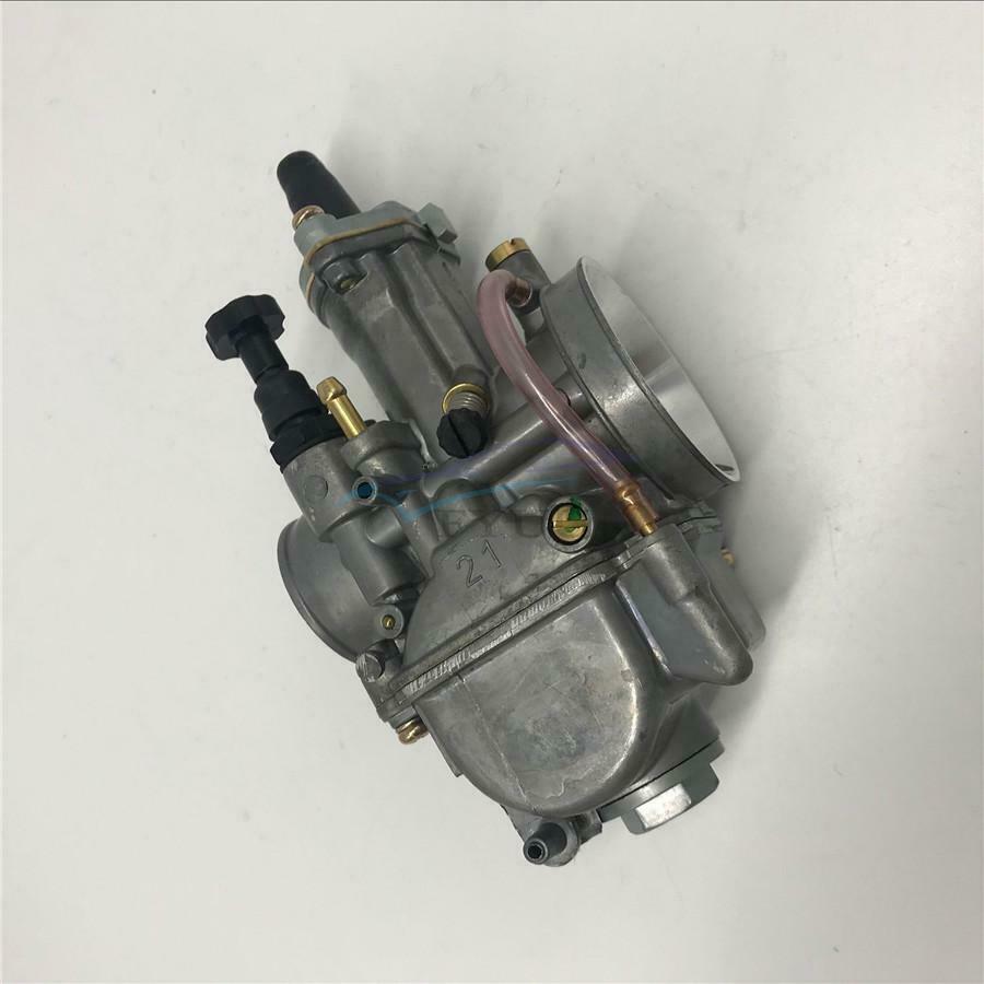 Universal Motorcycle Aluminum 21MM Carburetor Carb Set For Scooter ATV Dirt Bike