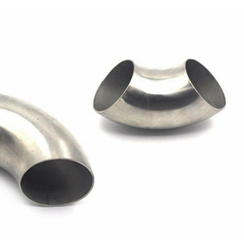 Excellent 3 Inch 201 Stainless Steel 90 Degree Bend 76mm Elbow Exhaust PipDEAU