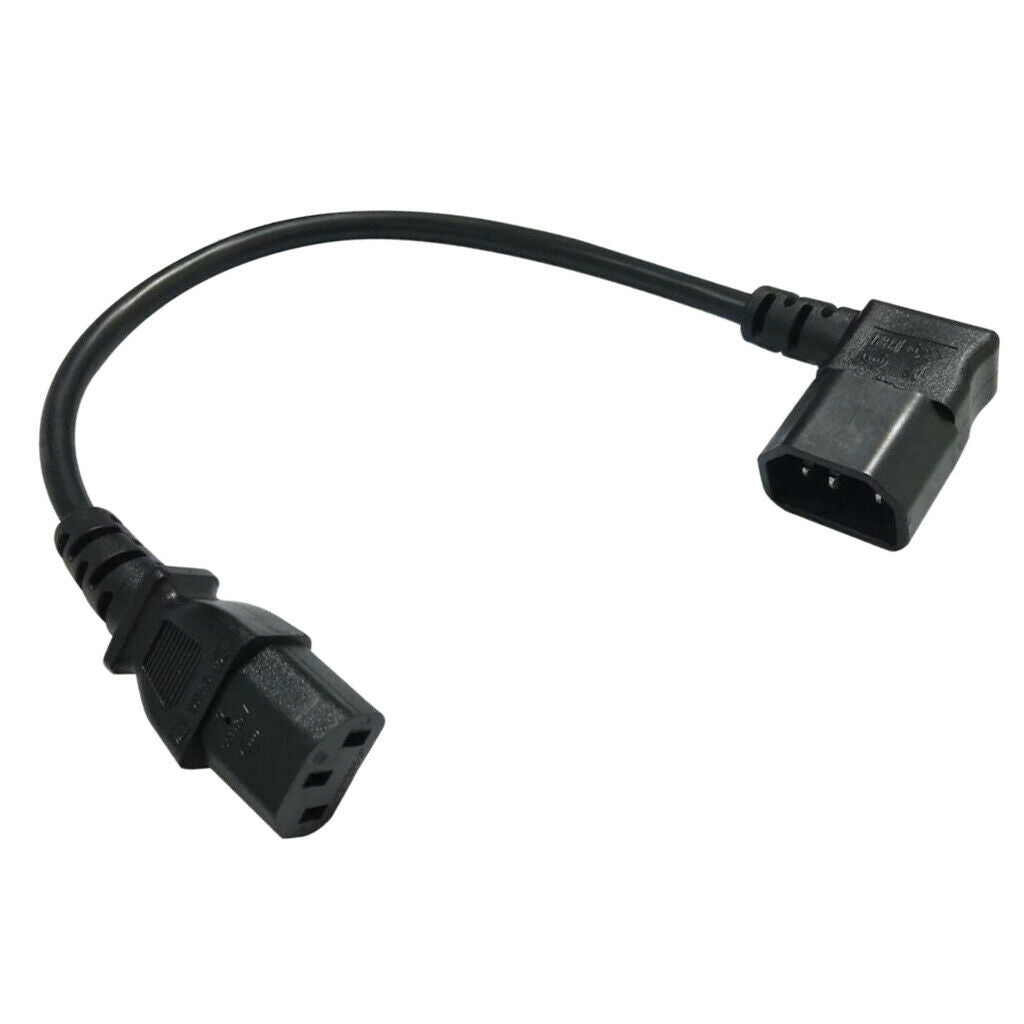 35cm 10A IEC 320 C14 to C13 AC Power Extension Cord for Computer PDU UPS