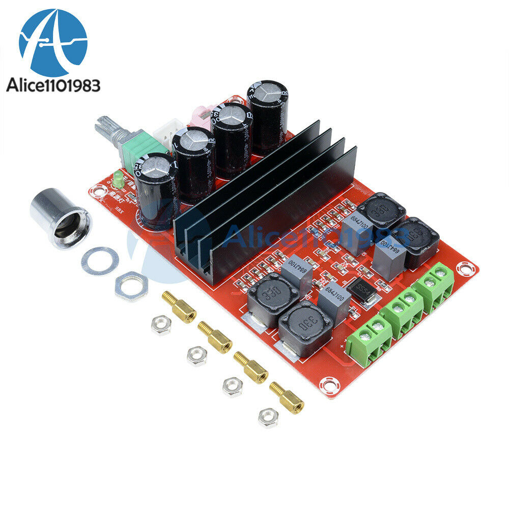 2x100W TPA3116 D2 Dual Channel Digital Audio Amplifier Board 12V-24V for Arduino