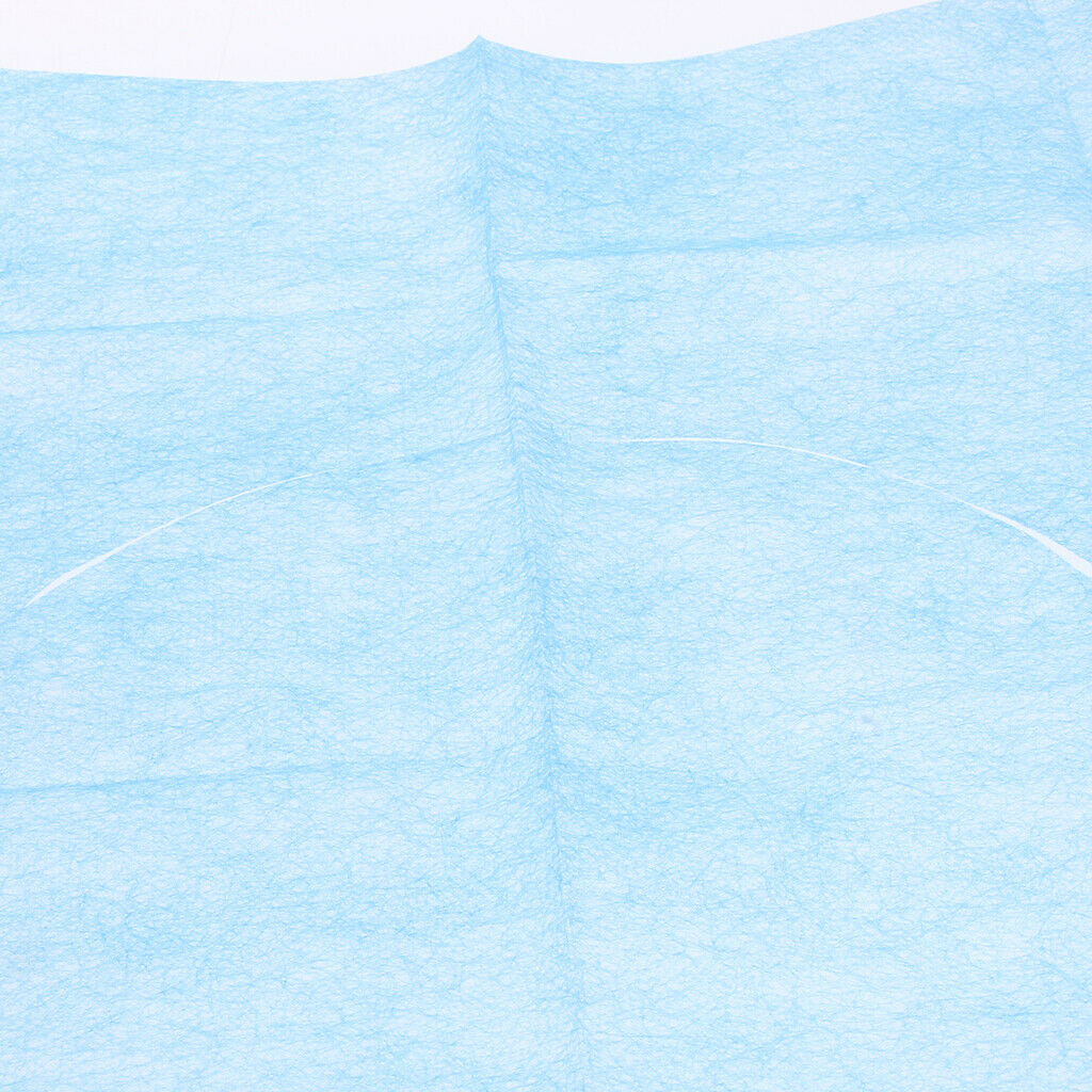 6 Pieces Travel Waterproof Toilet Seat Paper Covers Disposable Sanitary Blue