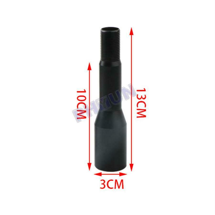 Black Car Straight Shift Knob Extension For Manual Shifter Lever 13CM Universal