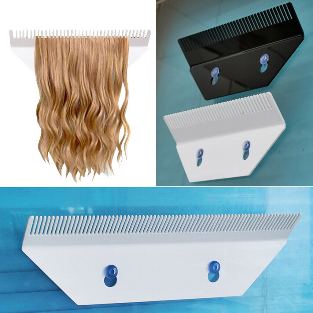 4Pcs Hair Extension Wigs Display Holder Stand with Suction Hooks Black+White