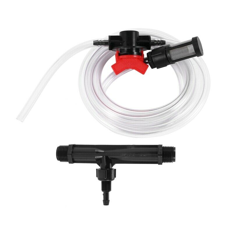 1/2 Garden Irrigation Device Venturi Fertilizer Injector Switch Water Tube KitJ4