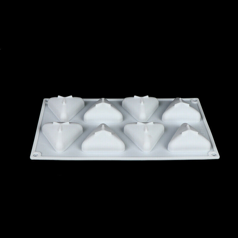 8 Cavity Silicone Cake Mold For Baking Decorating Tool Mousse Dessert JellyFCA