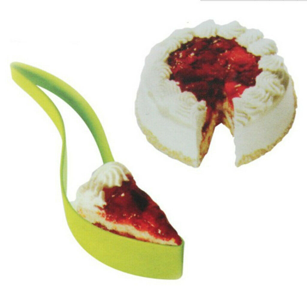 Pastry Bread Cake Server Slicer Pie Guide Cutter Kitchen Gadget Tool Green