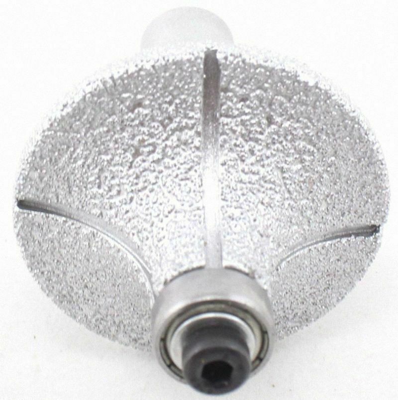 1 of Diamond Profile Wheel Router bit Bullnose Dia. 44mm R15 [M1]