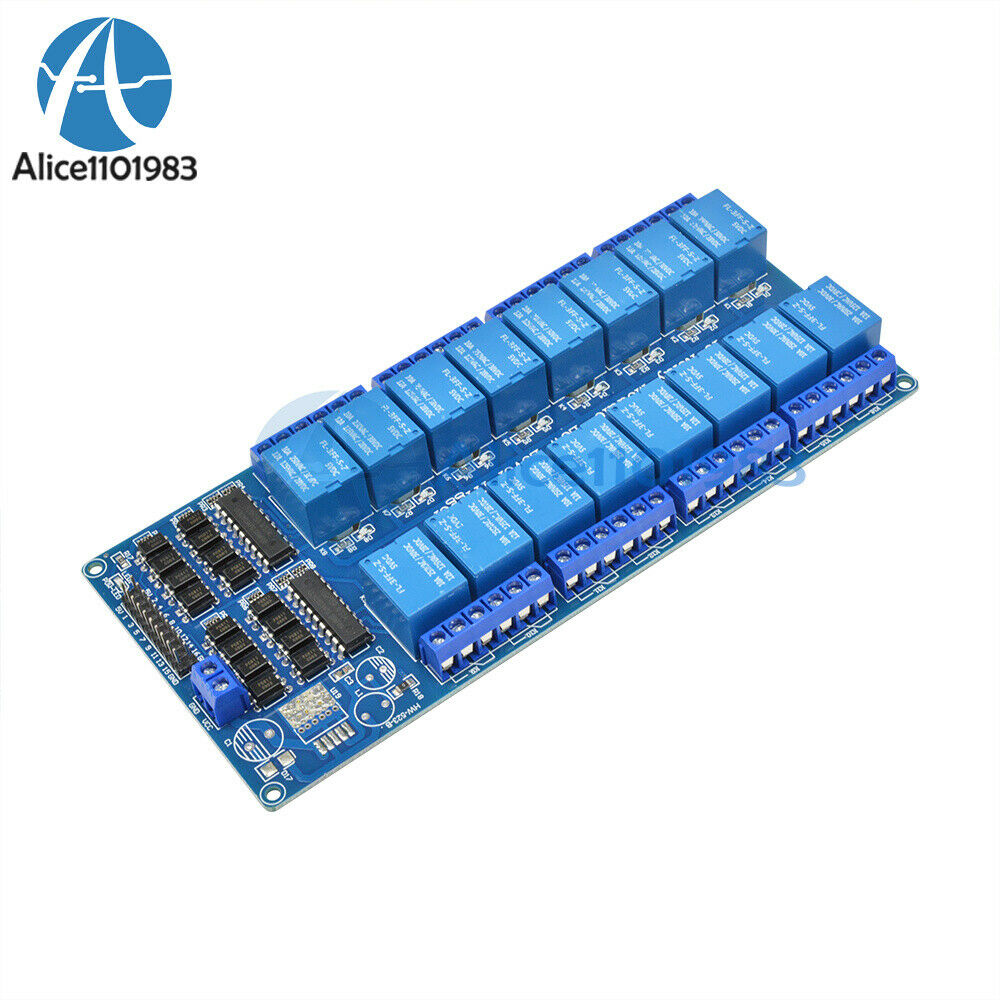 16-Channel 5V Relay Shield Module with optocoupler For Arduino DIY