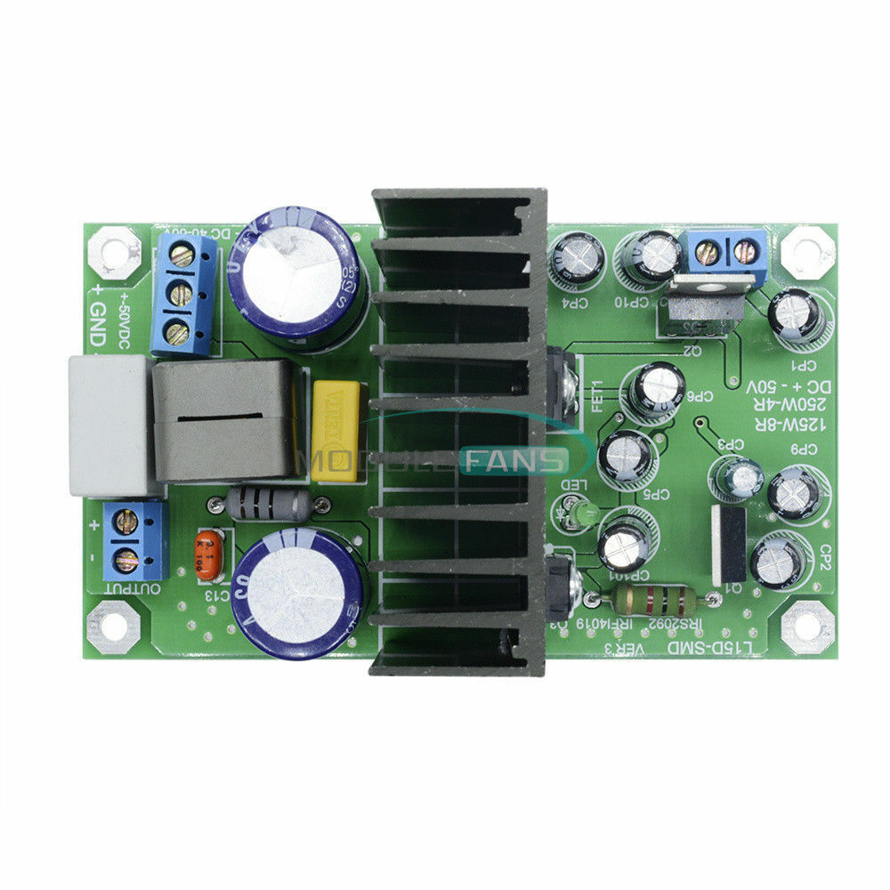 L15DSMD IRS2092S Class D High Power 250W Mono Channel Amplifier Board Assembled