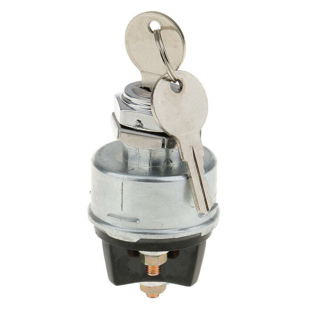 Universal OFF/ON Start Ignition Switch Lock Cylinder for Car Bus Tractor