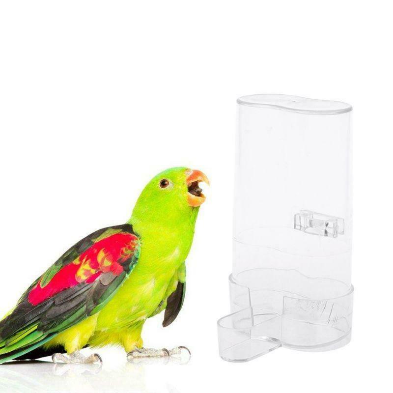 Automatic Pet Bird Feeder Parrot Water Feeding Drinker Clip Cage Supplies