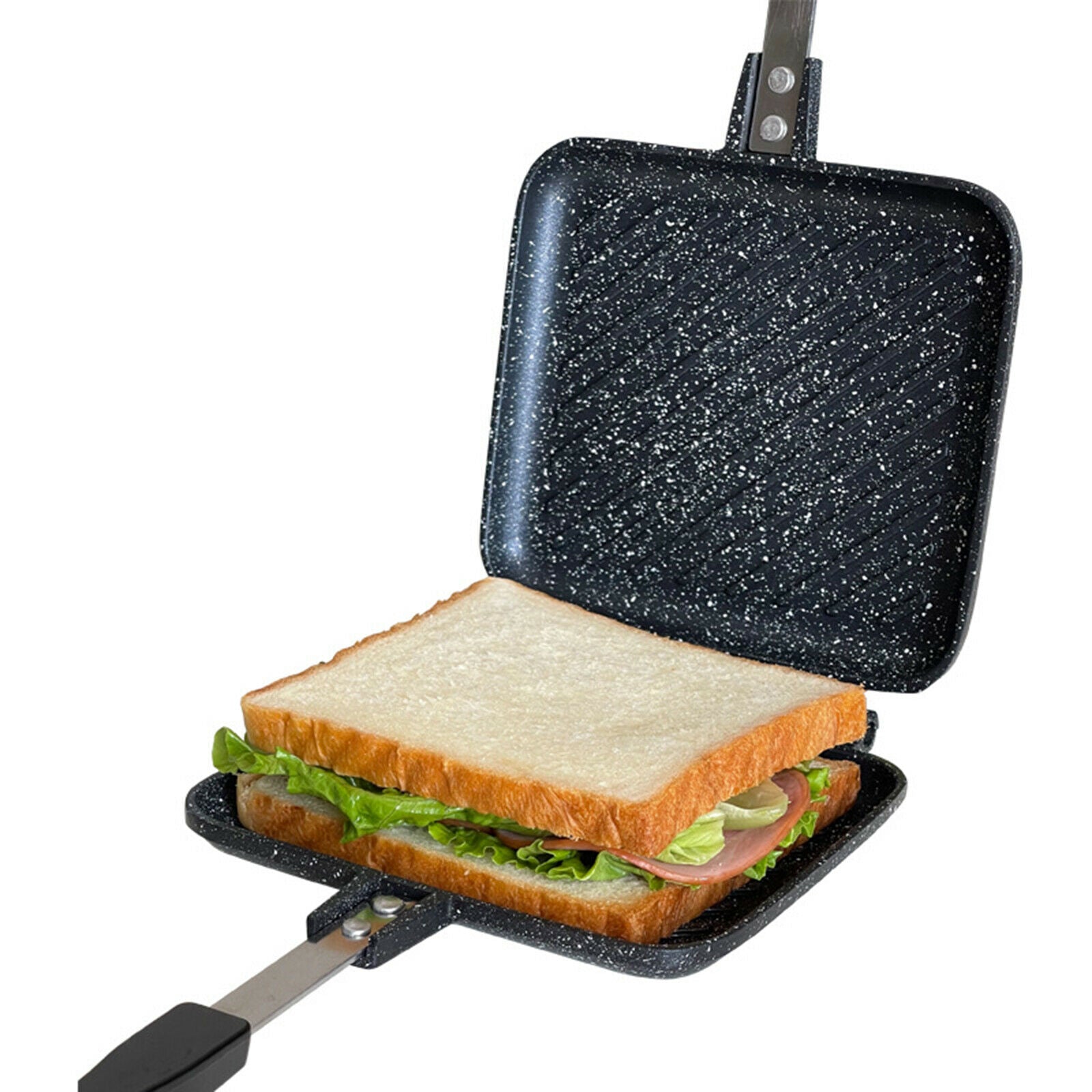 Gas Aluminum Sandwich Maker Bread Machine Waffle Oven Grill Frying Pan