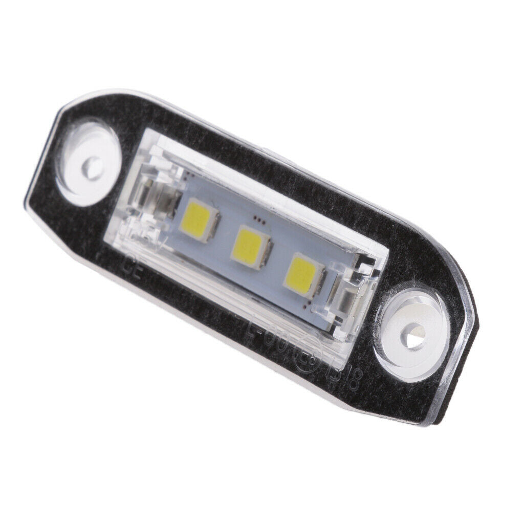 1 Pair Number License Plate LED Light Lamp for Volvo S80 XC90 S40 XC60 S60