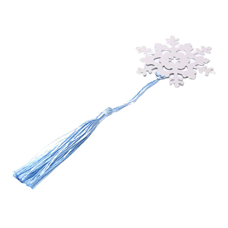Book Marker Snowflake Bookmarks Winter Pendant Gifts Christmas Birthday G.l8