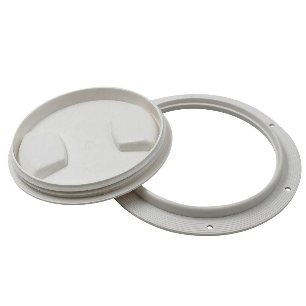 White Durable 5inch Boat Sailing Deck Plate Case Non-Slip Boat Hardware