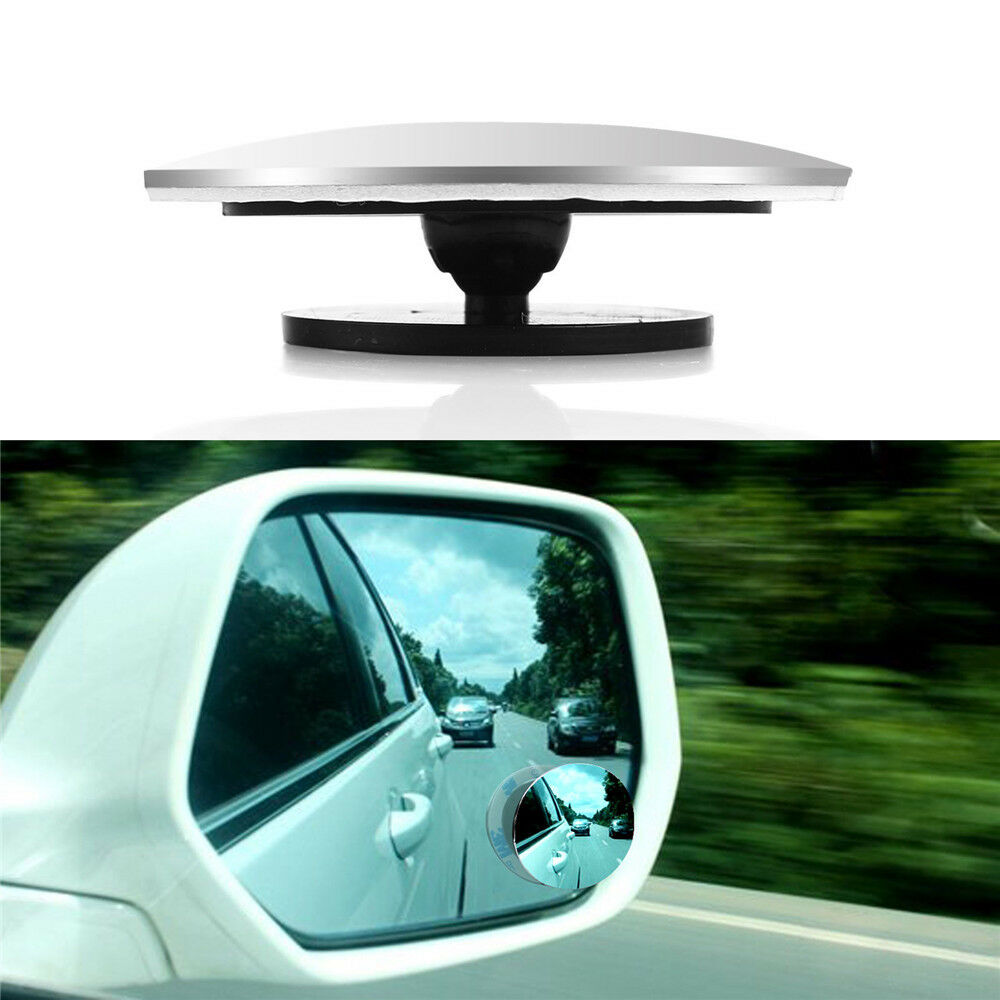 2 Car Rearview Blind Spot Side Rear View Mirror Convex Wide Angle Adjustable US