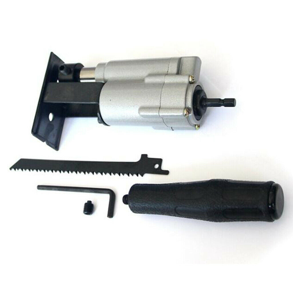 Multi-function Reciprocating Saw Attachment for Change Electric Drill Into