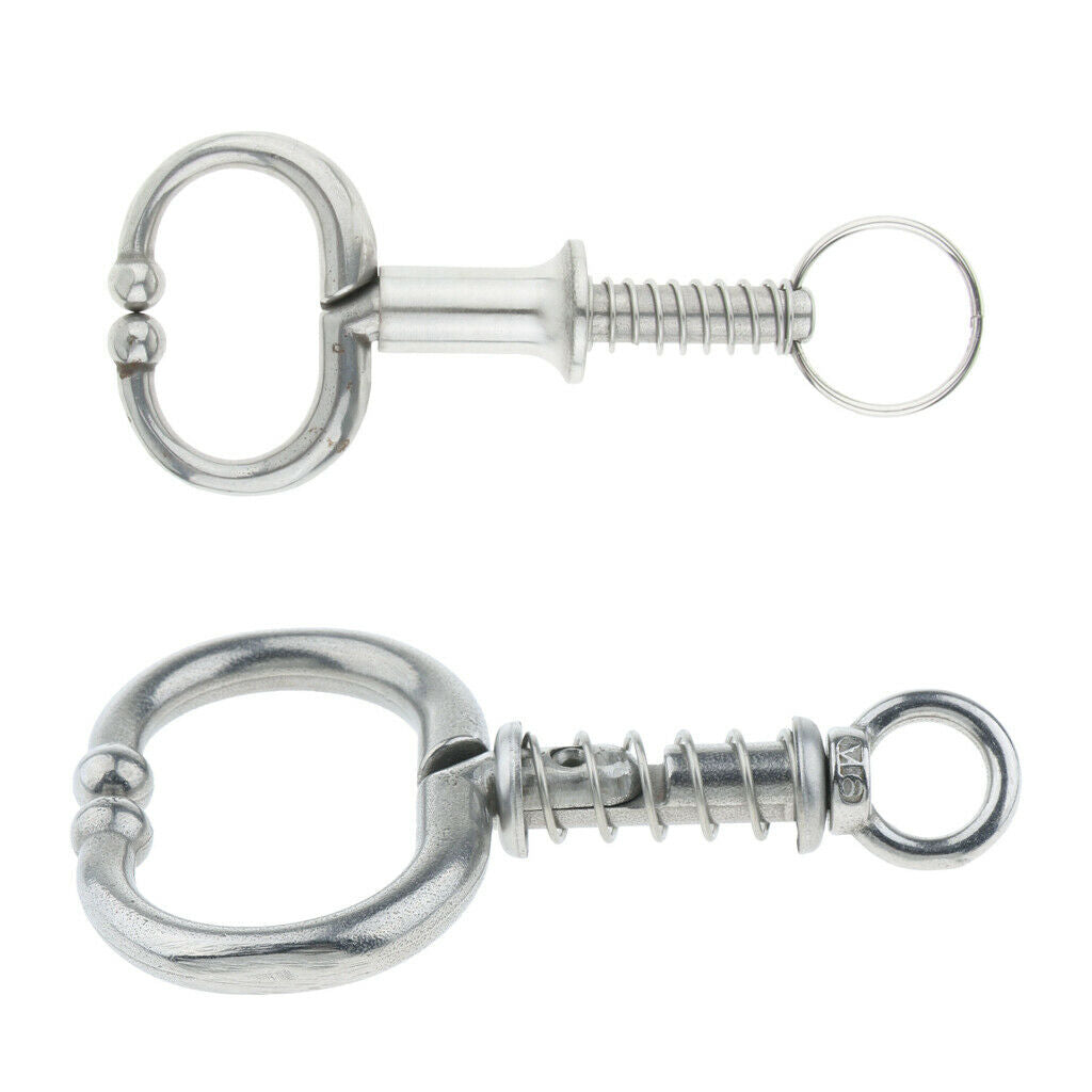 Stainless Bull Cow Nose Lead Show Cattle Steel Farm Ranch Veterinary M