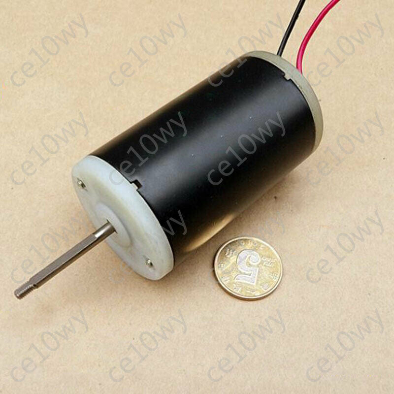 12V-24V DC Motor 6400RPM Ball Bearing High Torque 555 Brushed Electric Motor