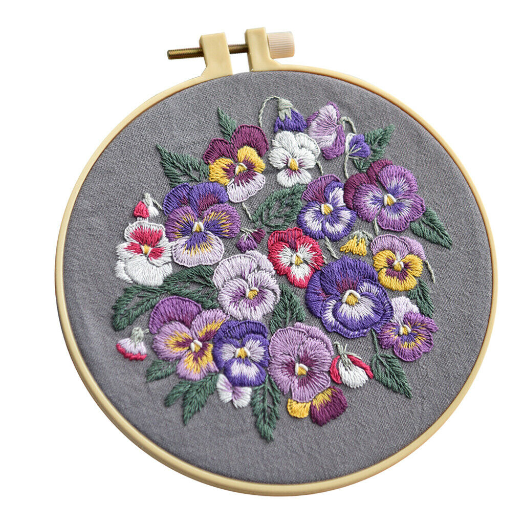 Premium Embroidery Craft Set Starter Home Handmade Fabric Art Sewing Kits