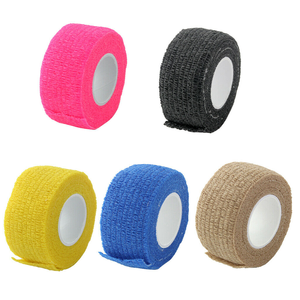 5x 1â€ x 5 Yards Cohesive Bandage Wrap Self Adherent for Pets Sports Injury