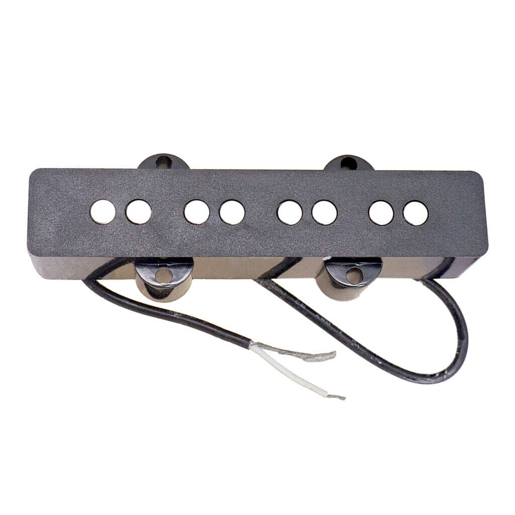 Lovoski 2 Pieces Black Open  Pickup for 4 Strings Jazz Bass