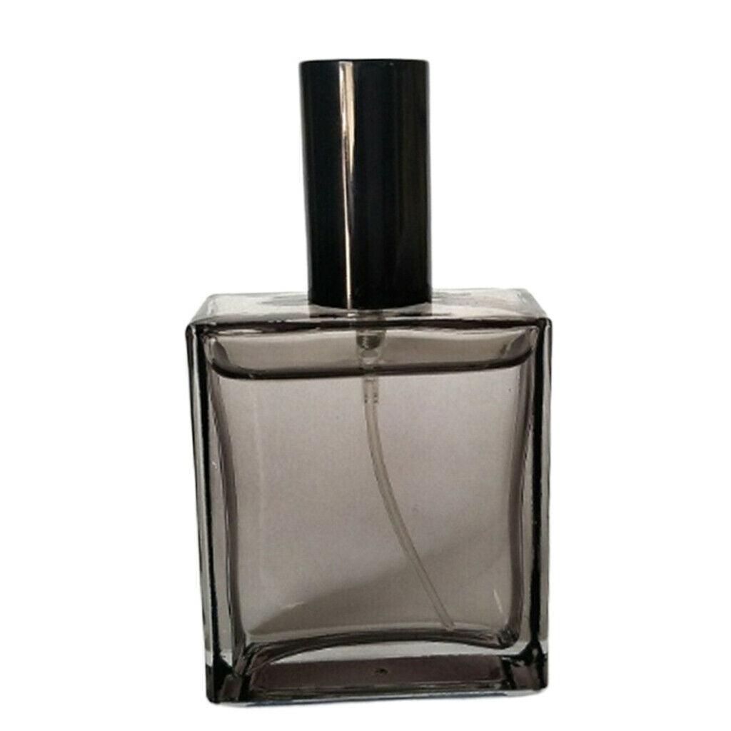 50ml Empty Perfume Fragrance Bottle Aftershave Atomizer Sprayer Gray 1.7oz