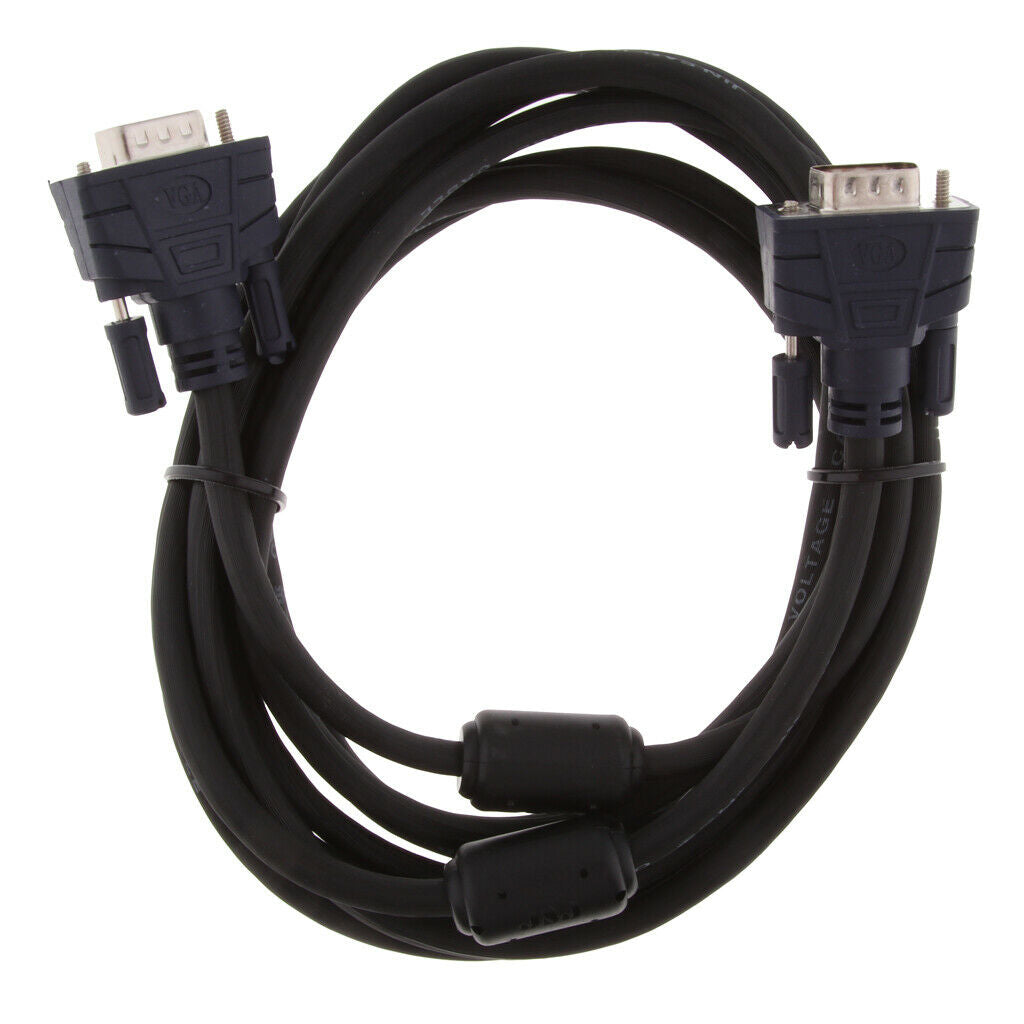 VGA Male to Male Video Monitor Connector Cable Support 1080P for Projector