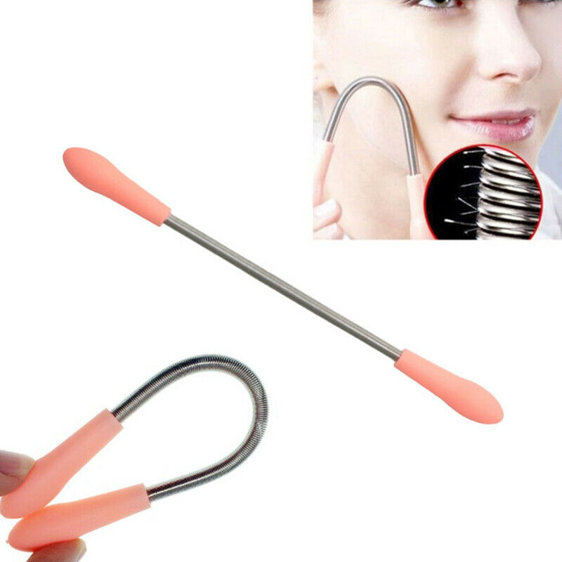 Pro Epilator Stick Smooth Spring Facial Threading Tool Hair Removal Cleaning KX