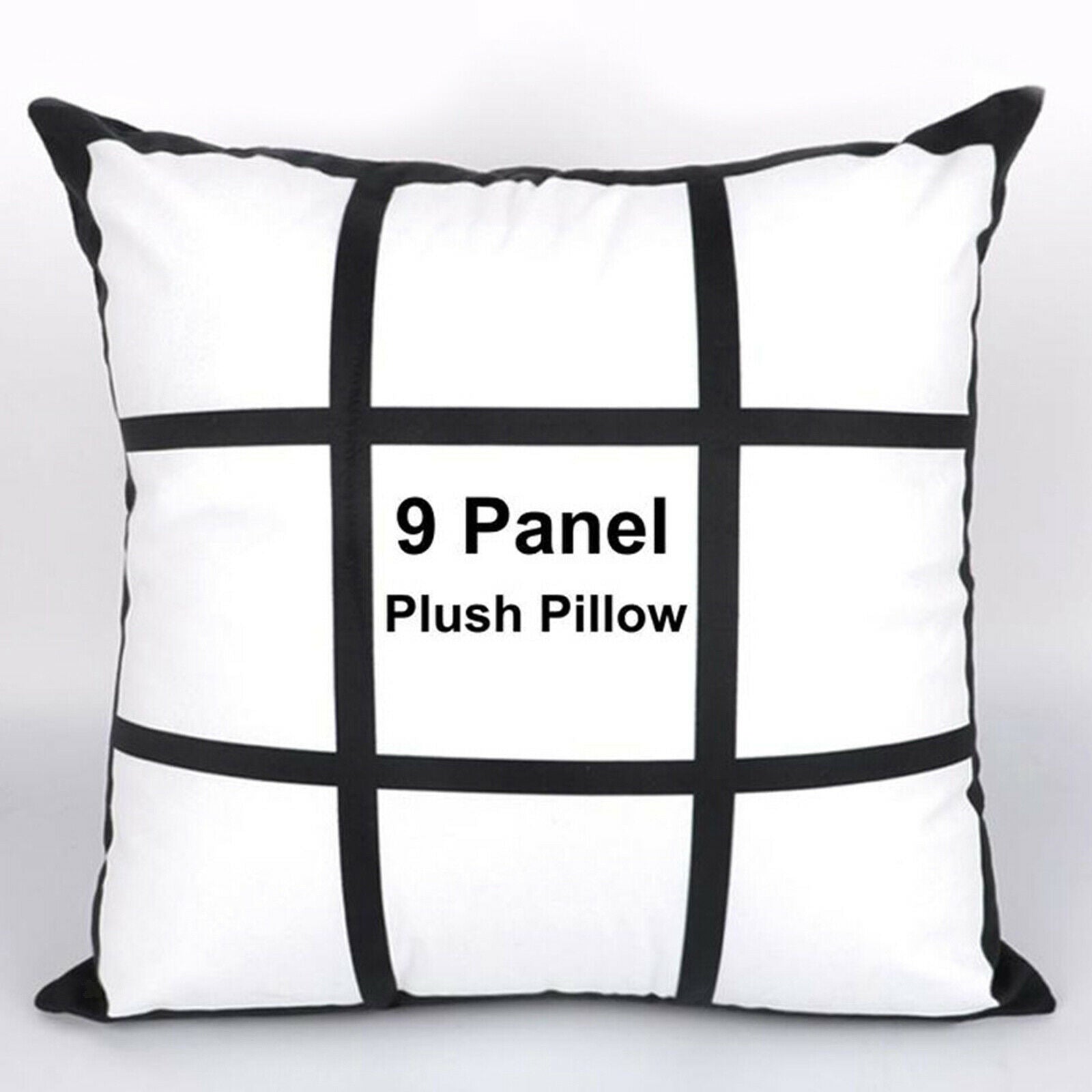 10 Pieces Sublimation Blanks Panel Pillow Case Square Car Chair Cushion Case