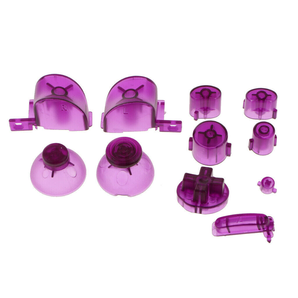 Bullet ABXYZ Buttons+Thumbsticks & D-pad for   NGC Controller Purple