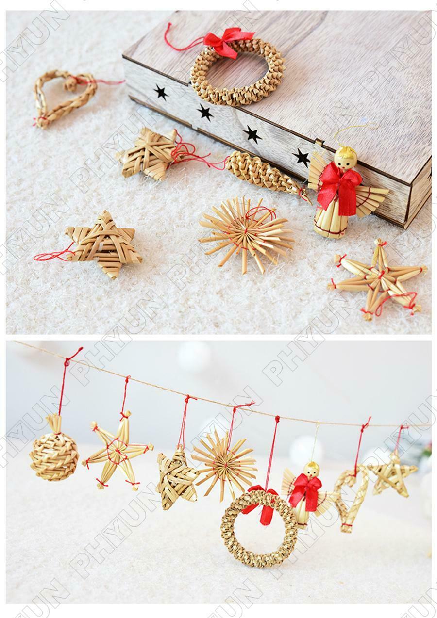 50Pcs Christmas Tree Hanging Ornament Home Garden Xmas Party Decorations Kit