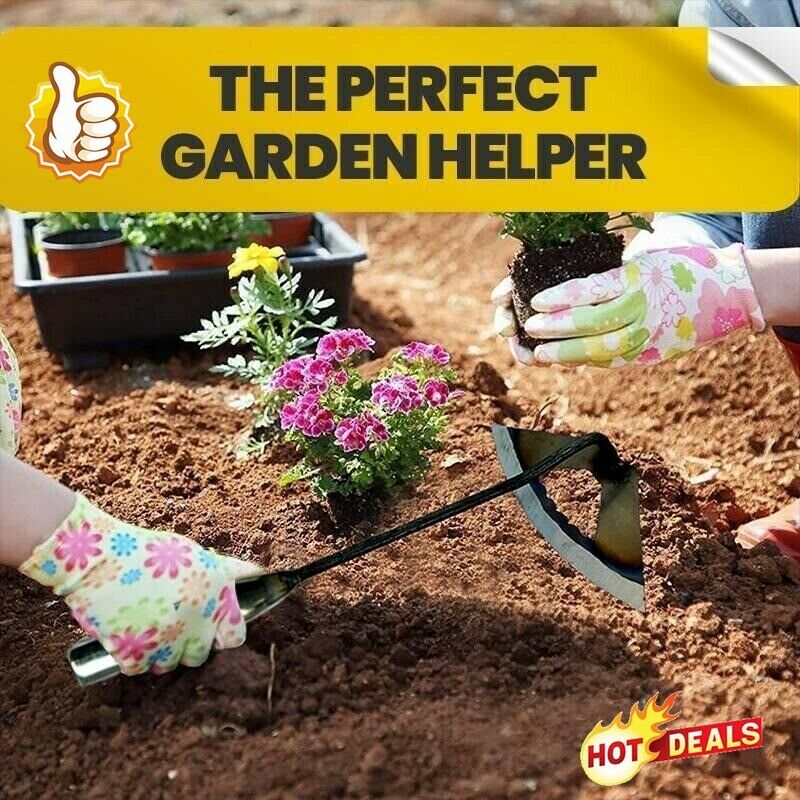 All-steel Hardened Hollow Hoe Handheld Weedings Rakes Planting Vegetables Farms