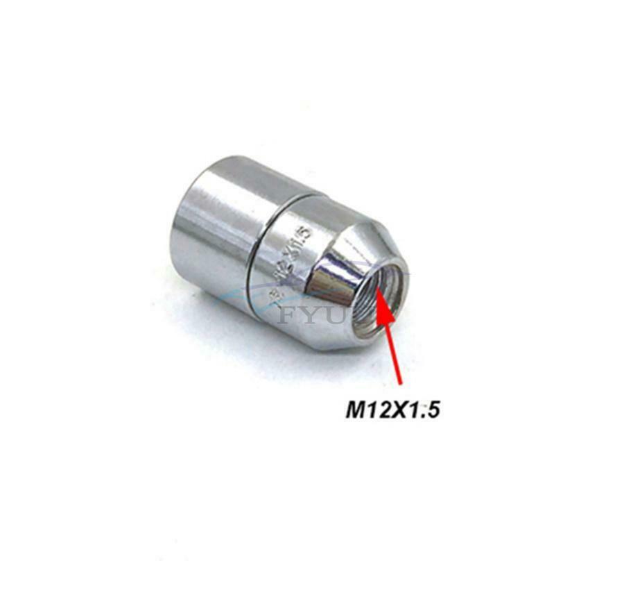 M12 x 1.50 Wheel Anti-Theft Locks  Tyre Screws With 2 Keys For Mazada Chevrolet