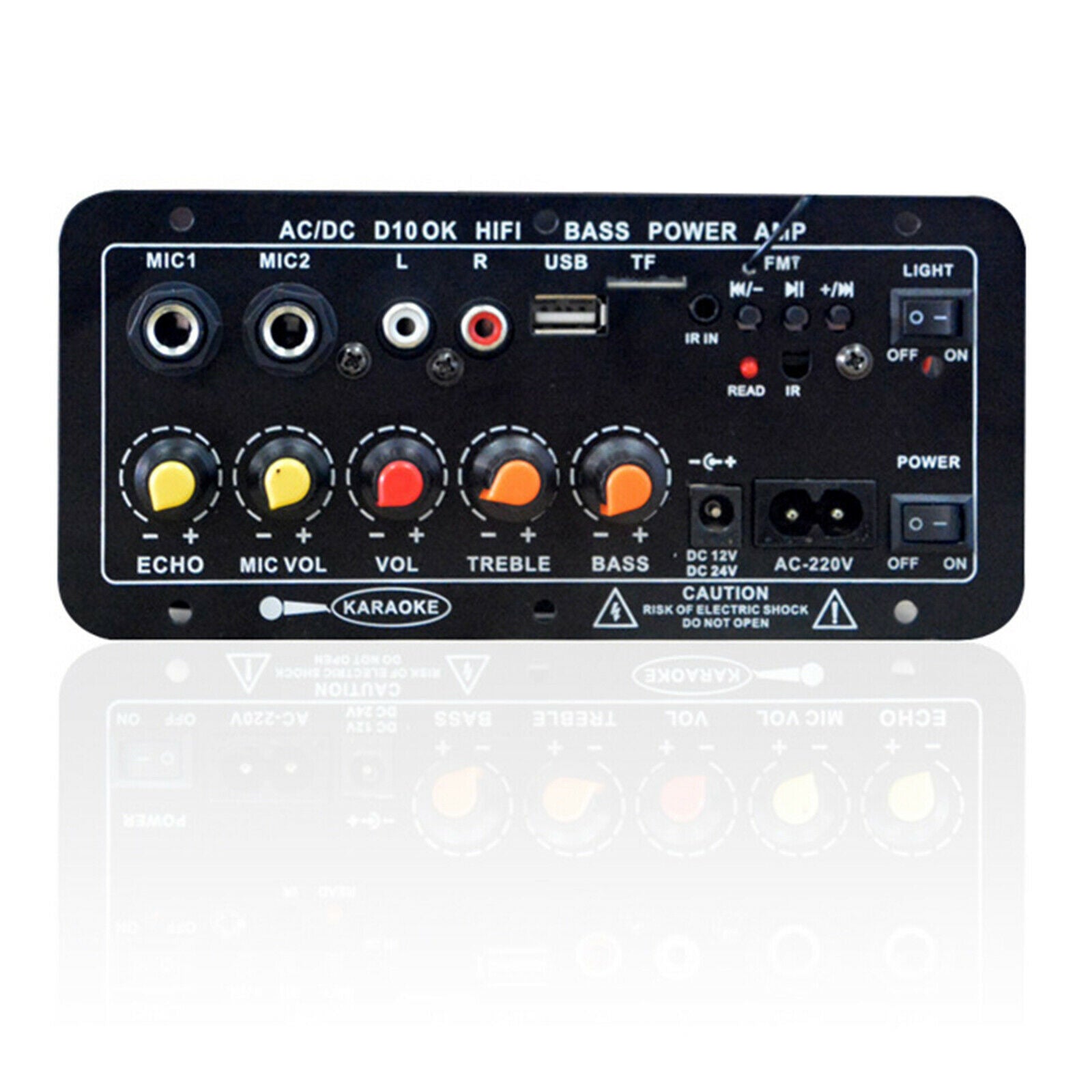 Bluetooth Board 30-120W Car Karaoke Subwoofer Mono Stereo Bluetooth Speaker