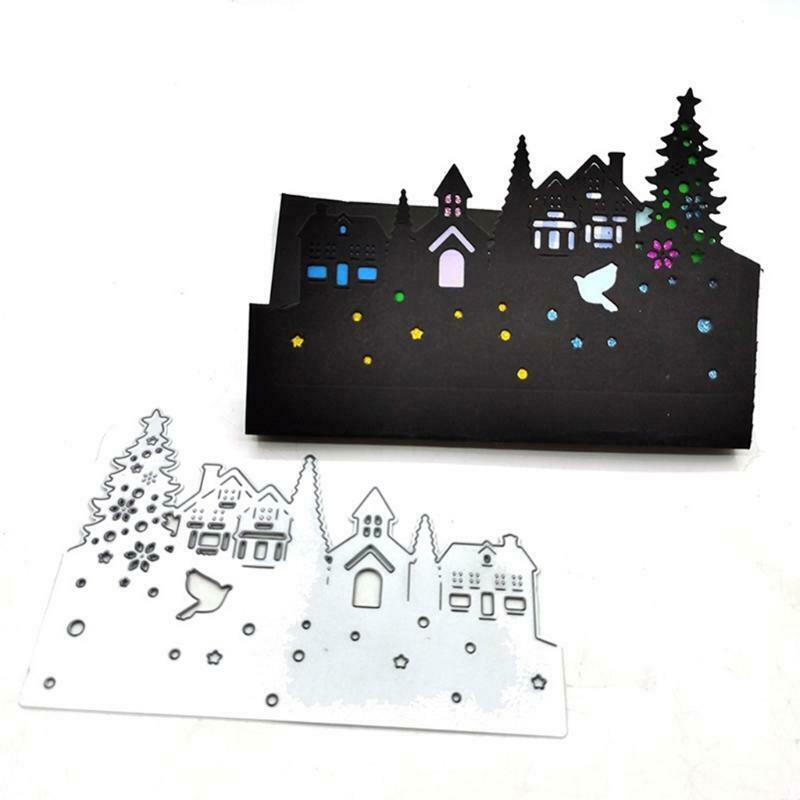 Christmas Metal Cutting Dies Stencil Scrapbook DIY Album Stamp Paper Card Mold