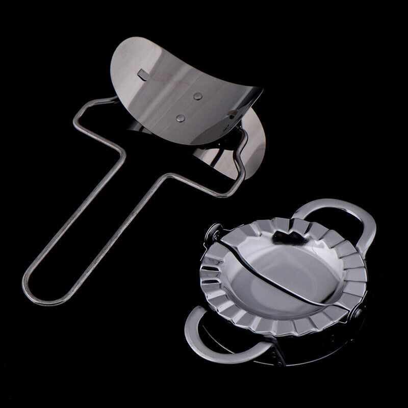 2pcs/set Stainless Steel Dumpling Mould Making Mold Mould Baking AccessoriesBDA