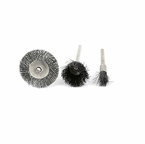45pcs Steel Wheel Pen Cup Wire Polishing Mix Brush Set for Dremel Rotary Tool